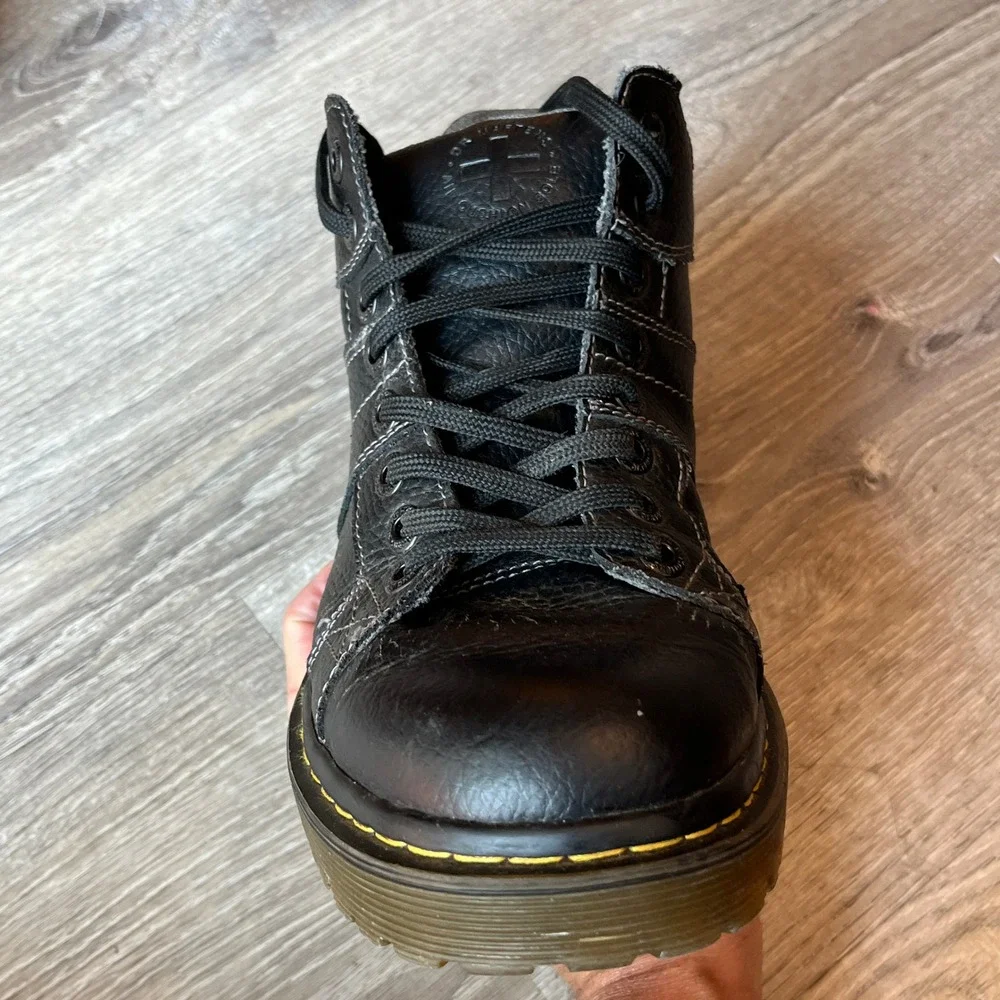 Dr Martens Harrisland RIGHT ONLY Black Leather Mid Top Boot Mens 9 AW004 SK01R